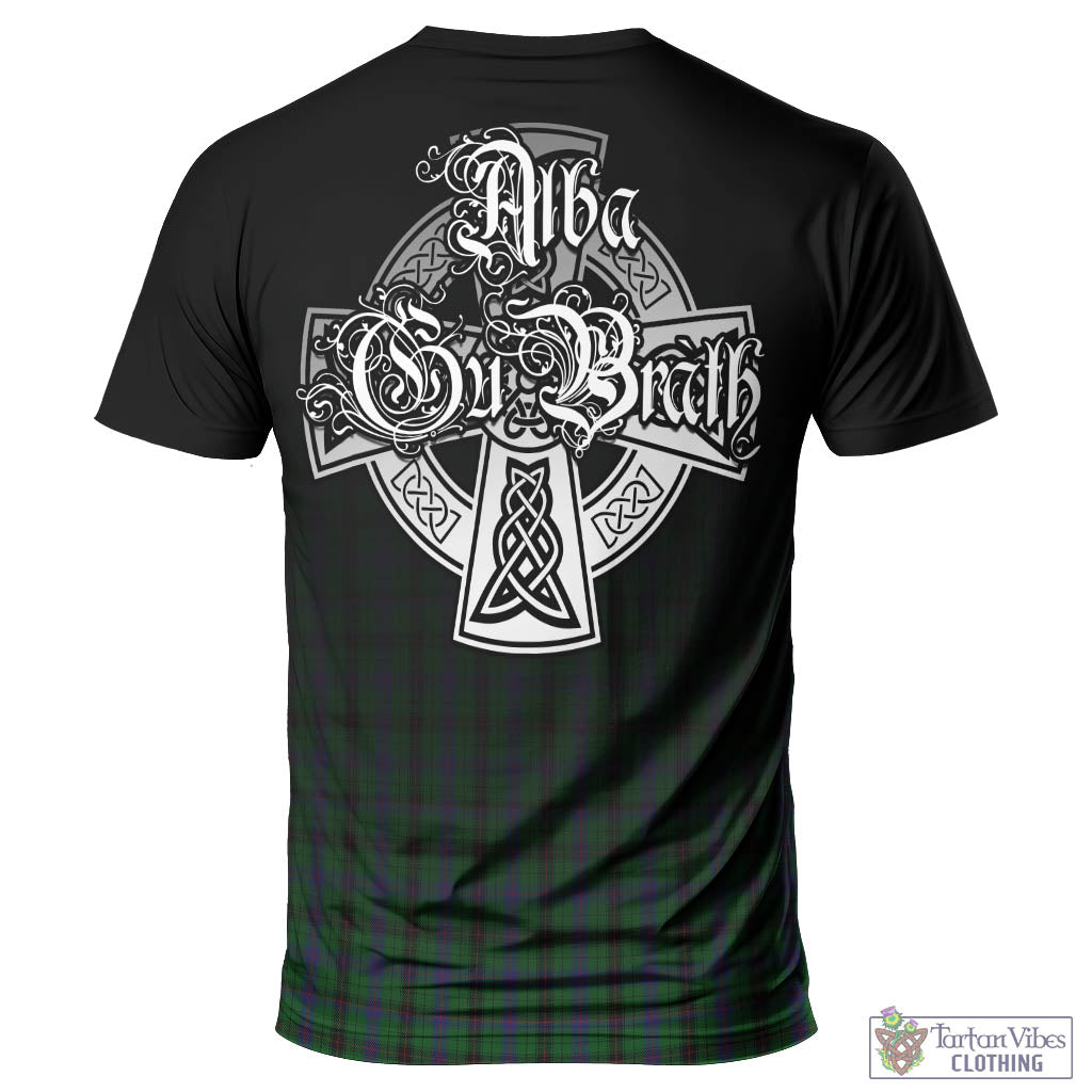 Tartan Vibes Clothing Davidson Tartan T-Shirt Featuring Alba Gu Brath Family Crest Celtic Inspired