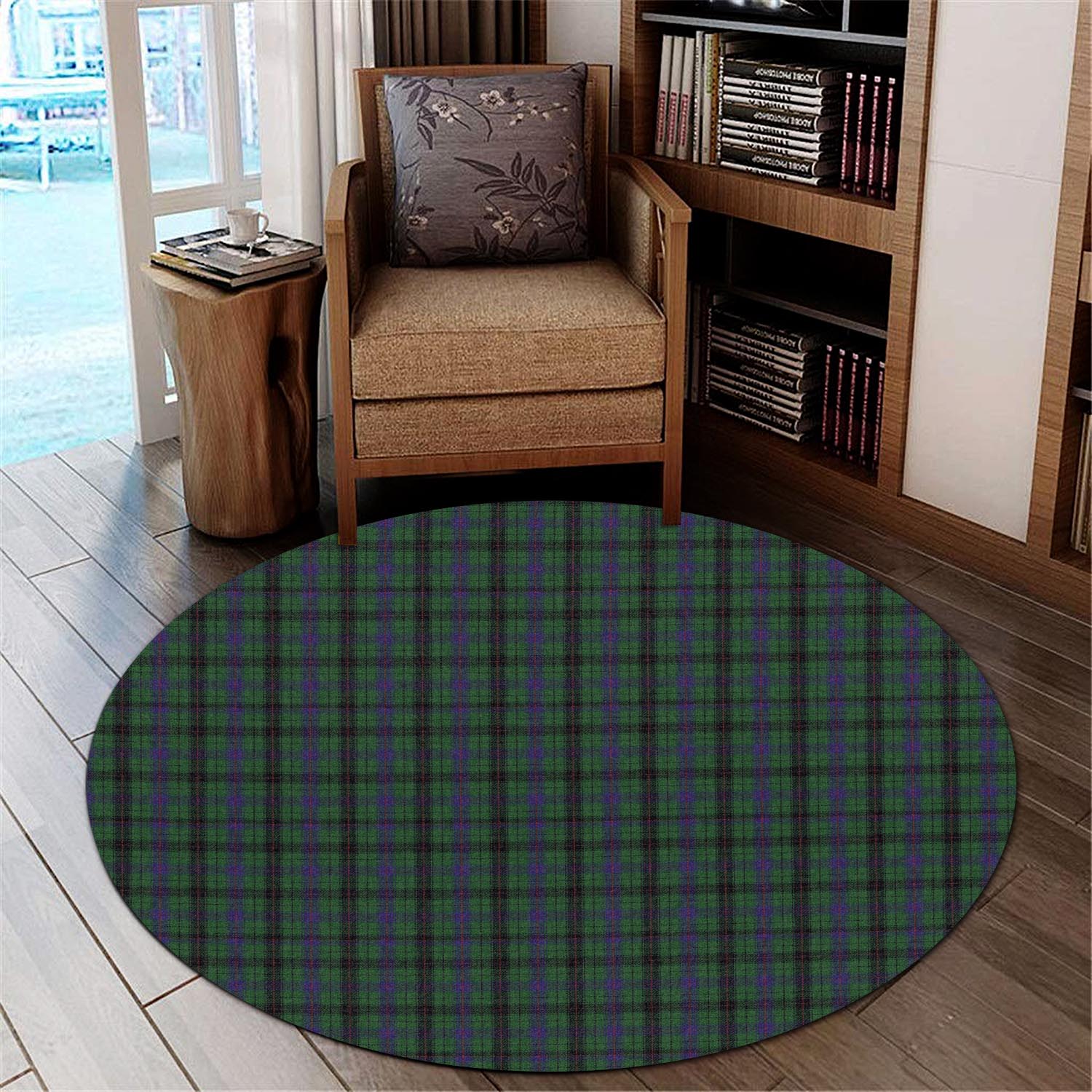 Davidson Tartan Round Rug - Tartan Vibes Clothing
