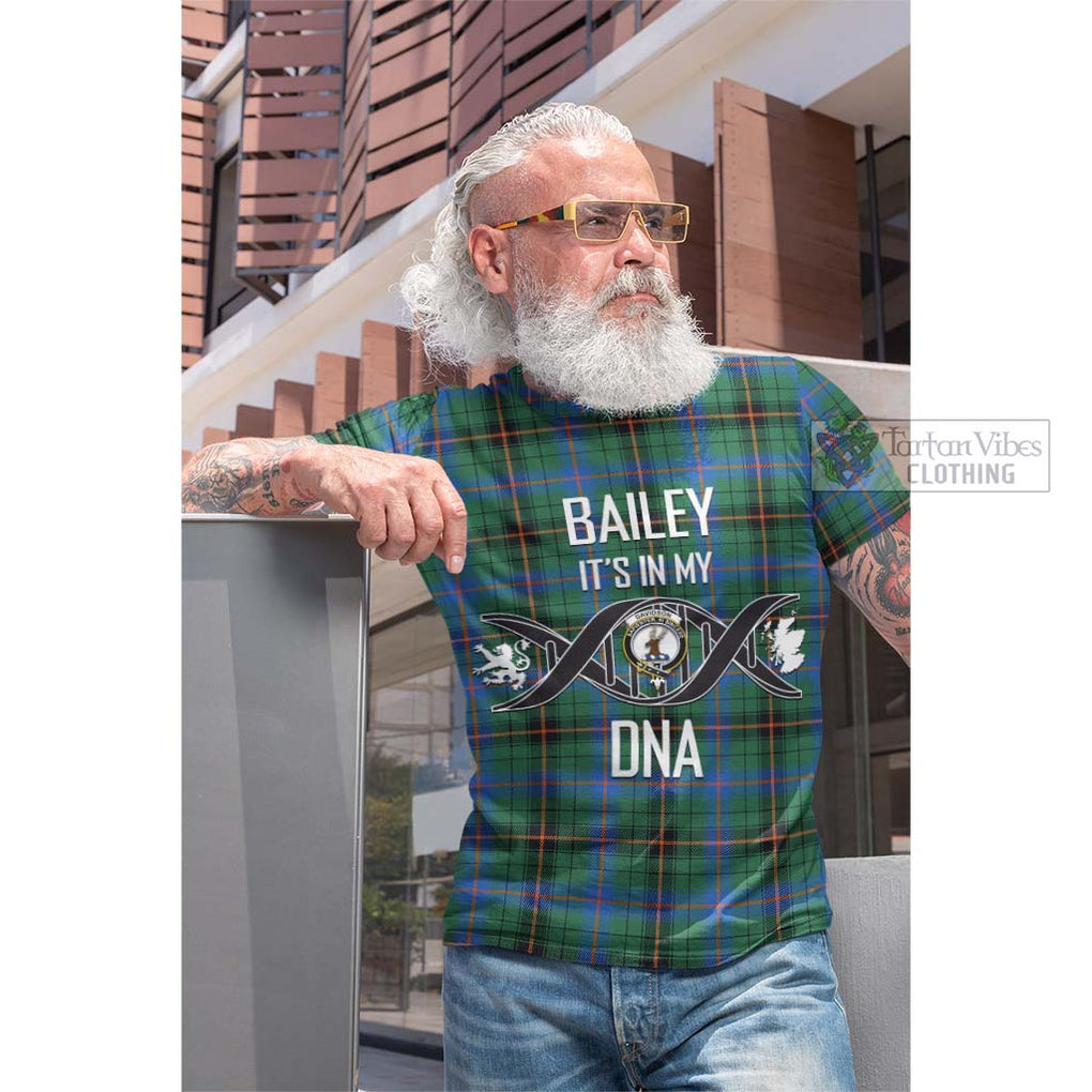 Tartan Vibes Clothing Davidson Ancient Tartan Cotton T-shirt with Family Crest DNA In Me Style