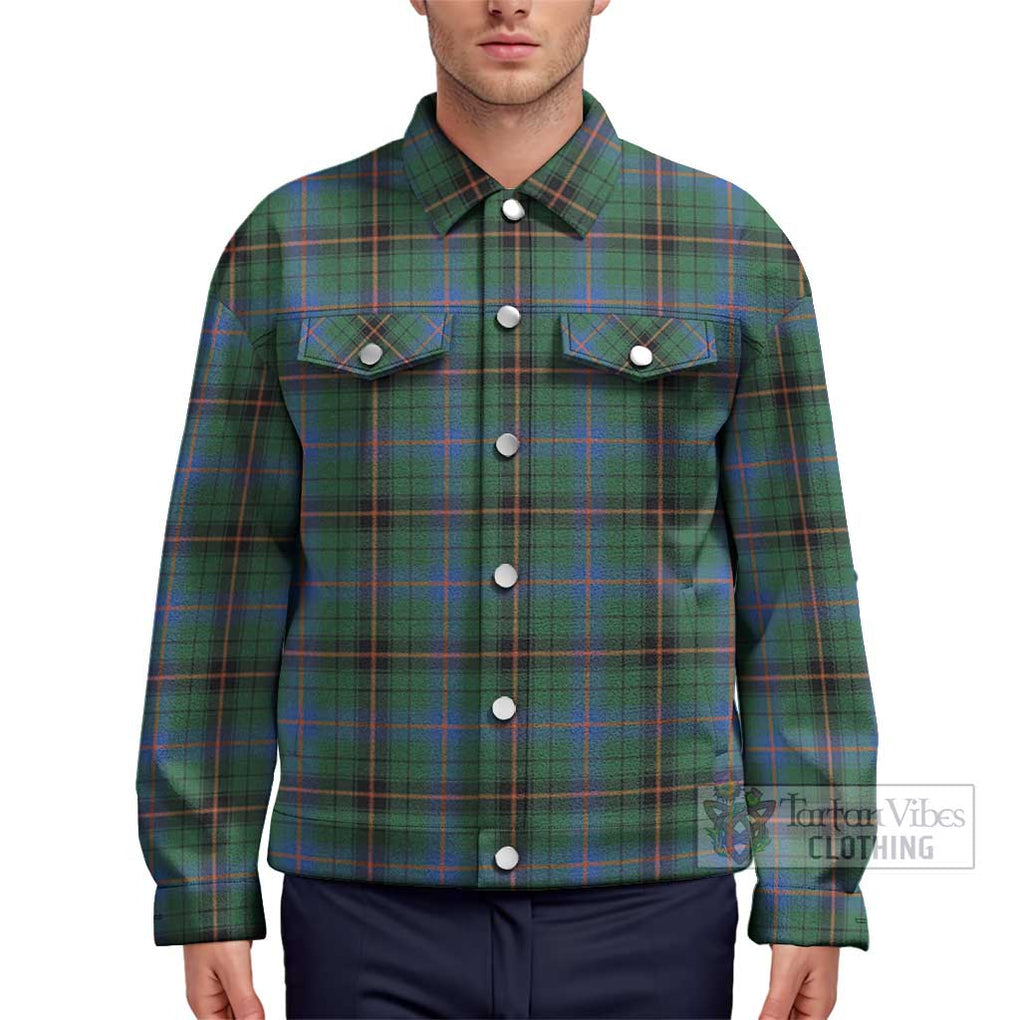 Davidson Ancient Tartan Unisex Lapel Cotton Jacket Unisex - Tartan Vibes Clothing