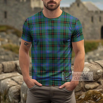 Davidson Ancient Tartan Cotton T-Shirt