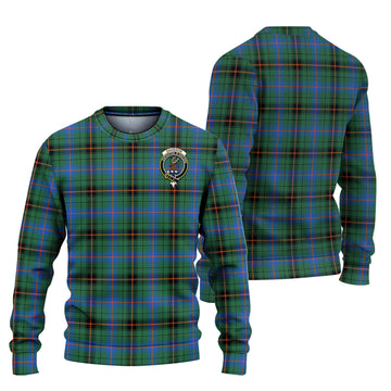 Davidson Ancient Tartan Ugly Sweater with Family Crest