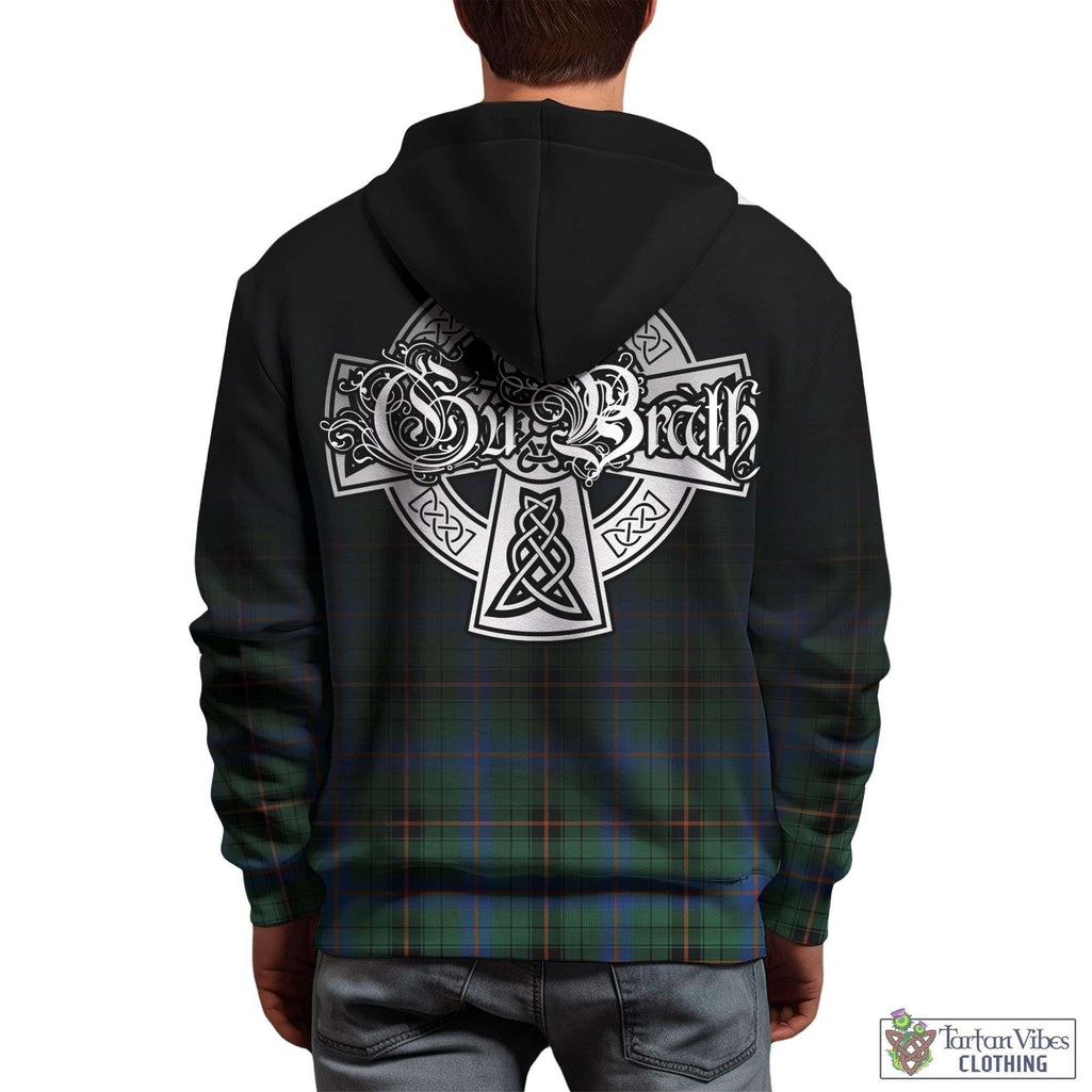 Tartan Vibes Clothing Davidson Ancient Tartan Hoodie Featuring Alba Gu Brath Family Crest Celtic Inspired