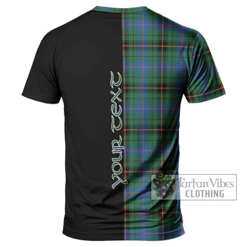 Davidson Ancient Tartan T-Shirt with Family Crest and Half Of Me Style