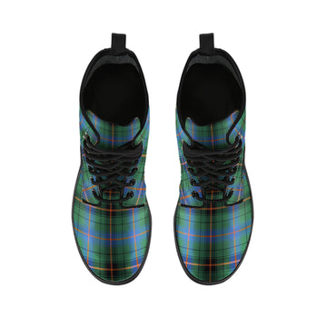 Davidson Ancient Tartan Leather Boots