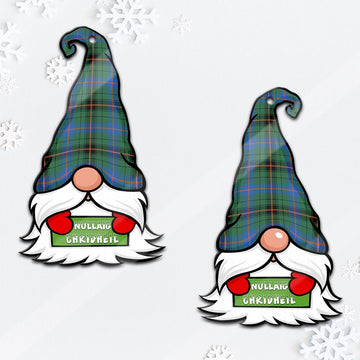 Davidson Ancient Gnome Christmas Ornament with His Tartan Christmas Hat