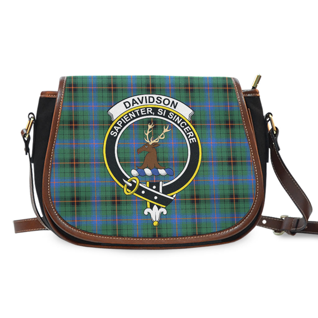 davidson-ancient-tartan-saddle-bag-with-family-crest