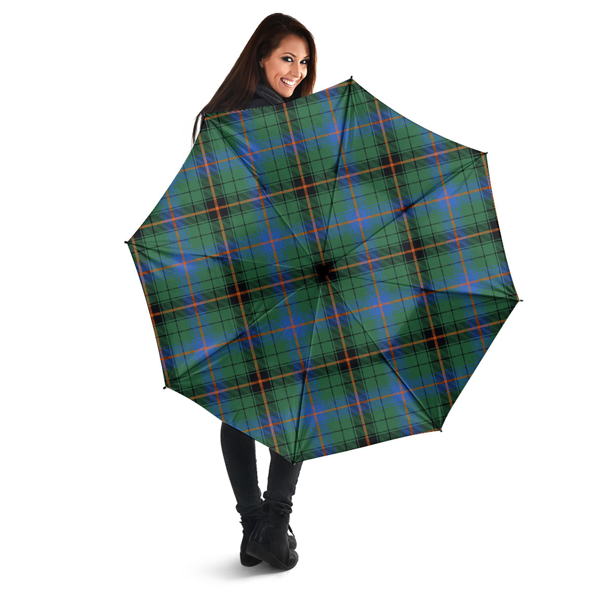 Davidson Ancient Tartan Umbrella - Tartanvibesclothing