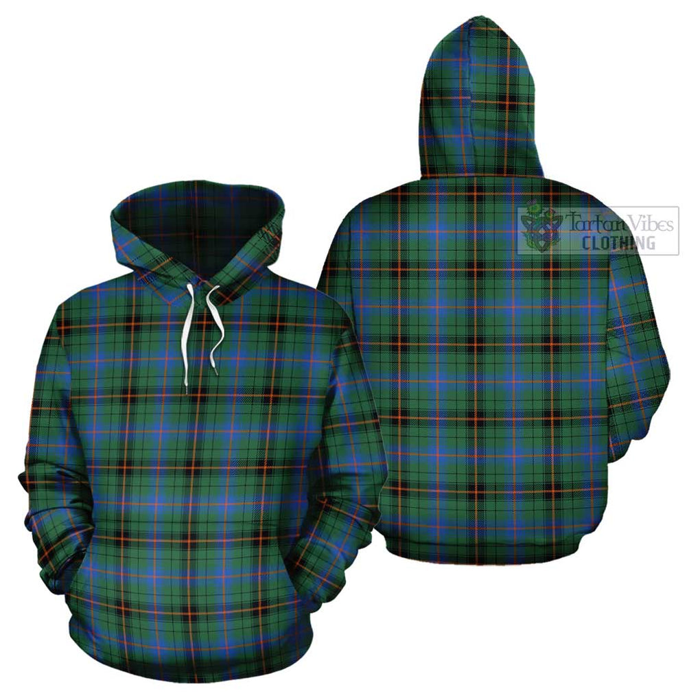 Davidson Ancient Tartan Cotton Hoodie Pullover Hoodie - Tartan Vibes Clothing