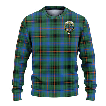 Davidson Ancient Tartan Ugly Sweater with Family Crest