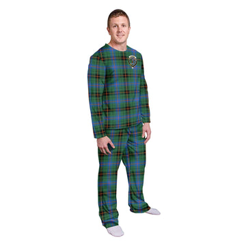 Davidson Ancient Tartan Pajamas Family Set with Family Crest