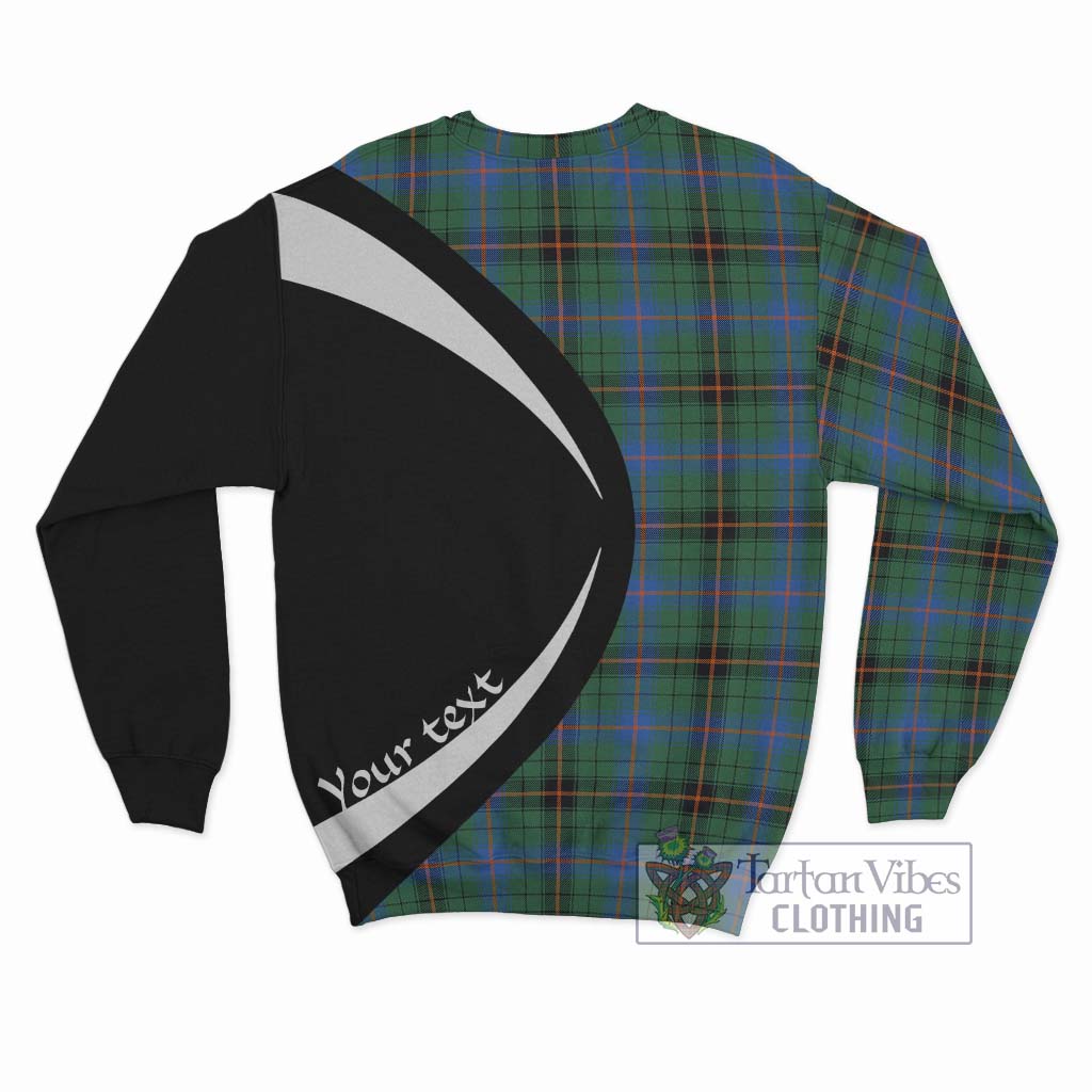 Davidson Ancient Tartan Sweatshirt with Family Crest Circle Style - Tartan Vibes Clothing