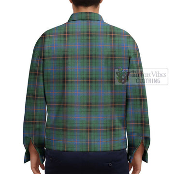 Davidson Ancient Tartan Unisex Lapel Cotton Jacket