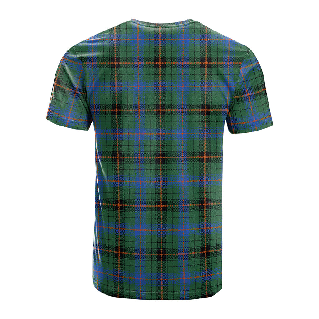 Davidson Ancient Tartan T-Shirt with Family Crest - Tartan Vibes Clothing