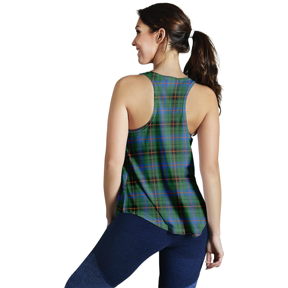 davidson-ancient-tartan-women-racerback-tanks-with-family-crest