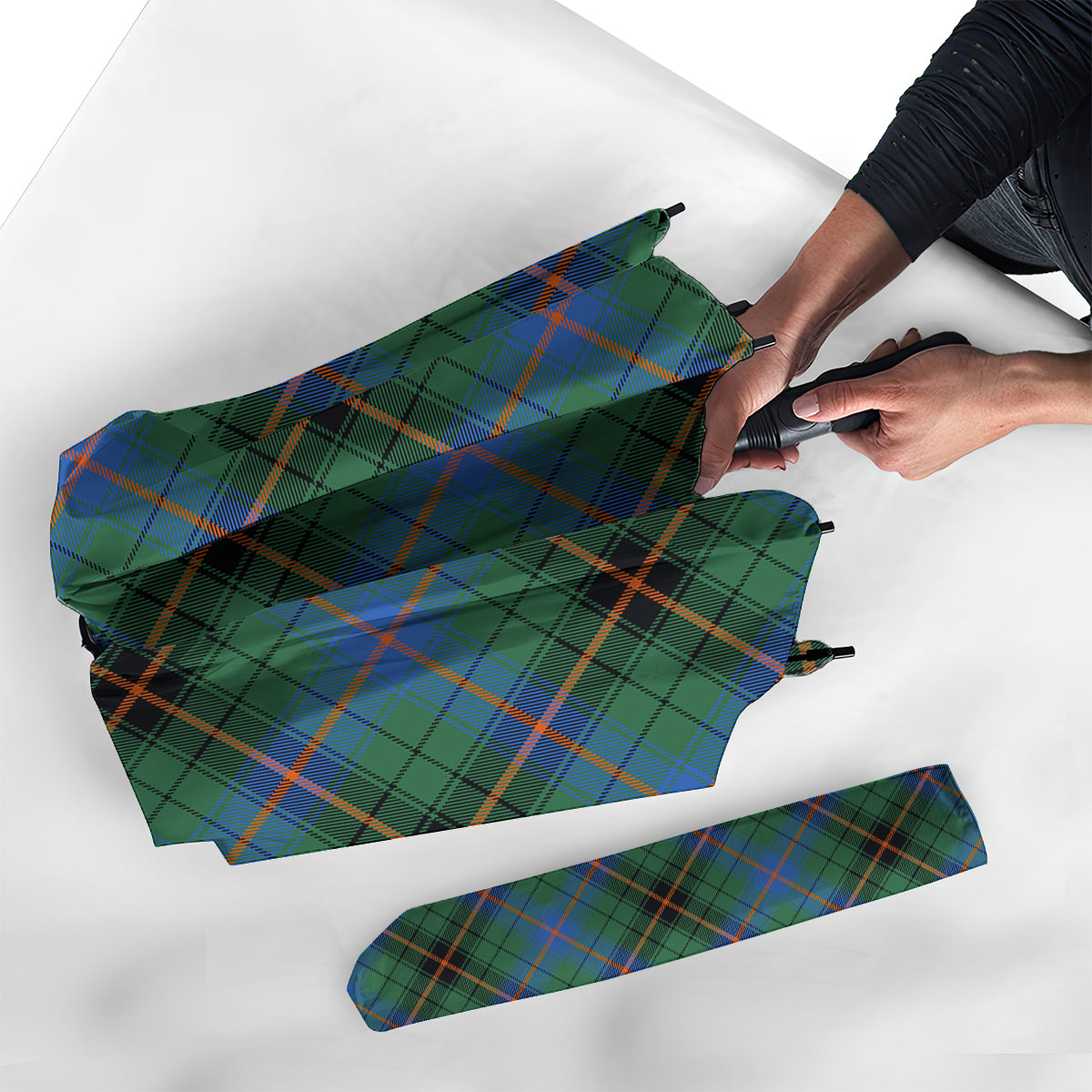 Davidson Ancient Tartan Umbrella - Tartanvibesclothing