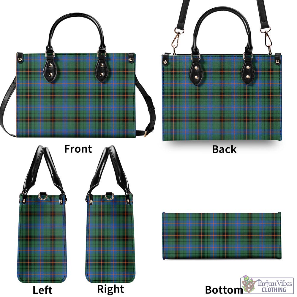 Tartan Vibes Clothing Davidson Ancient Tartan Luxury Leather Handbags