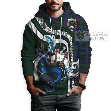 Davidson Modern Tartan Hoodie with Epic Bagpipe Style