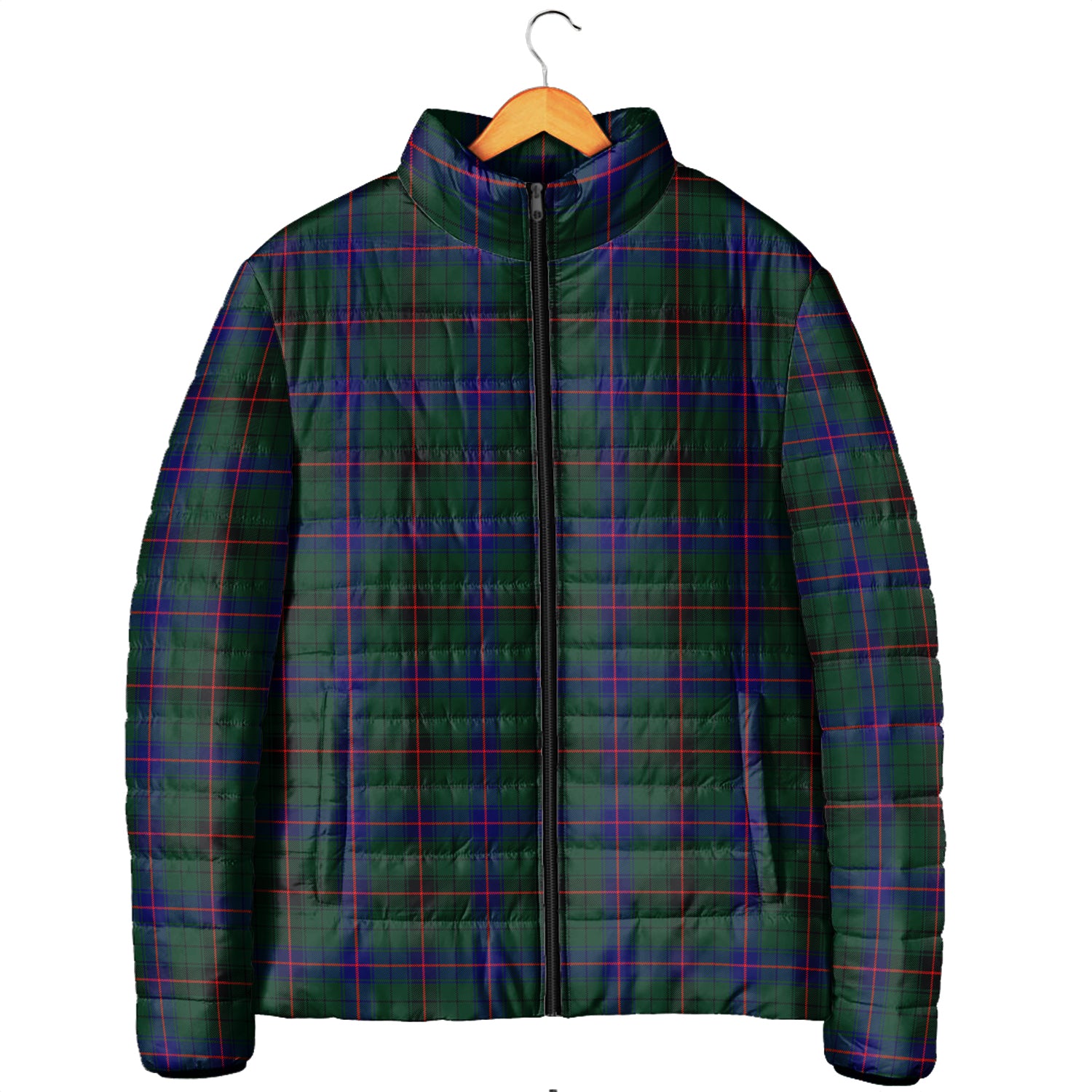 Davidson Modern Tartan Padded Jacket Men's Padded Jacket - Tartan Vibes Clothing