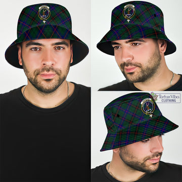 Davidson Modern Tartan Bucket Hat with Family Crest