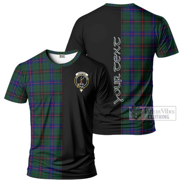 Davidson Modern Tartan T-Shirt with Family Crest and Half Of Me Style