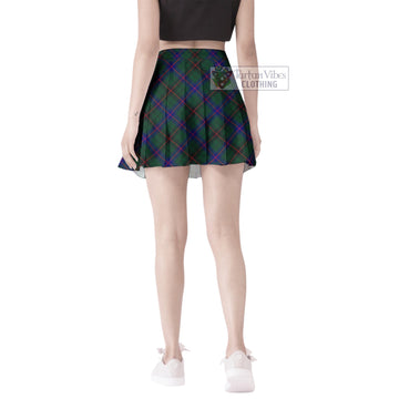 Davidson Modern Tartan Women's Plated Mini Skirt