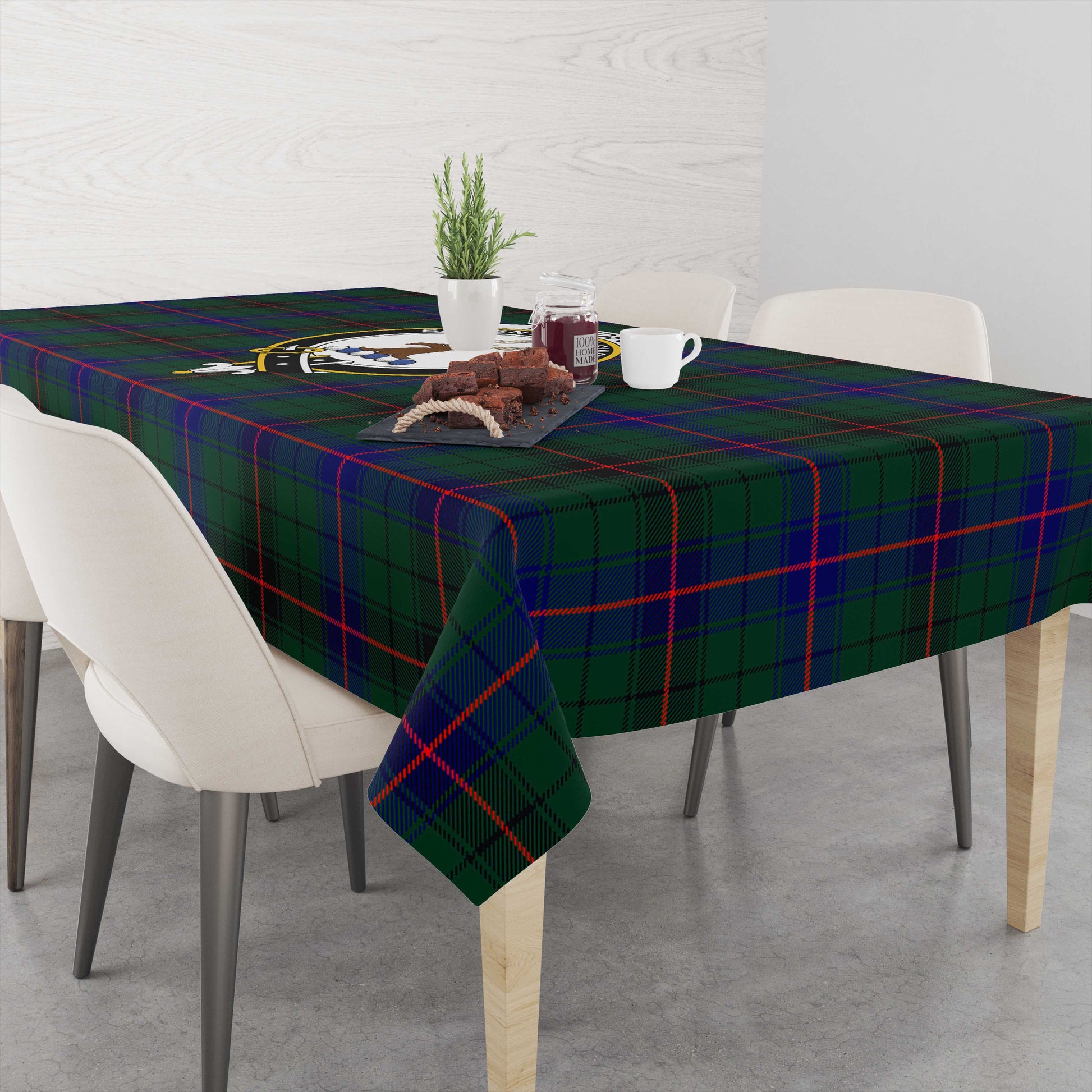 davidson-modern-tatan-tablecloth-with-family-crest