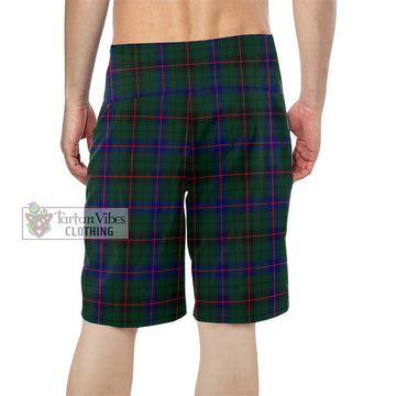 Davidson Modern Tartan Men's Board Shorts