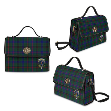 Davidson Modern Tartan Waterproof Canvas Bag with Family Crest