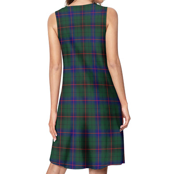 Davidson Modern Tartan Womens Casual Dresses