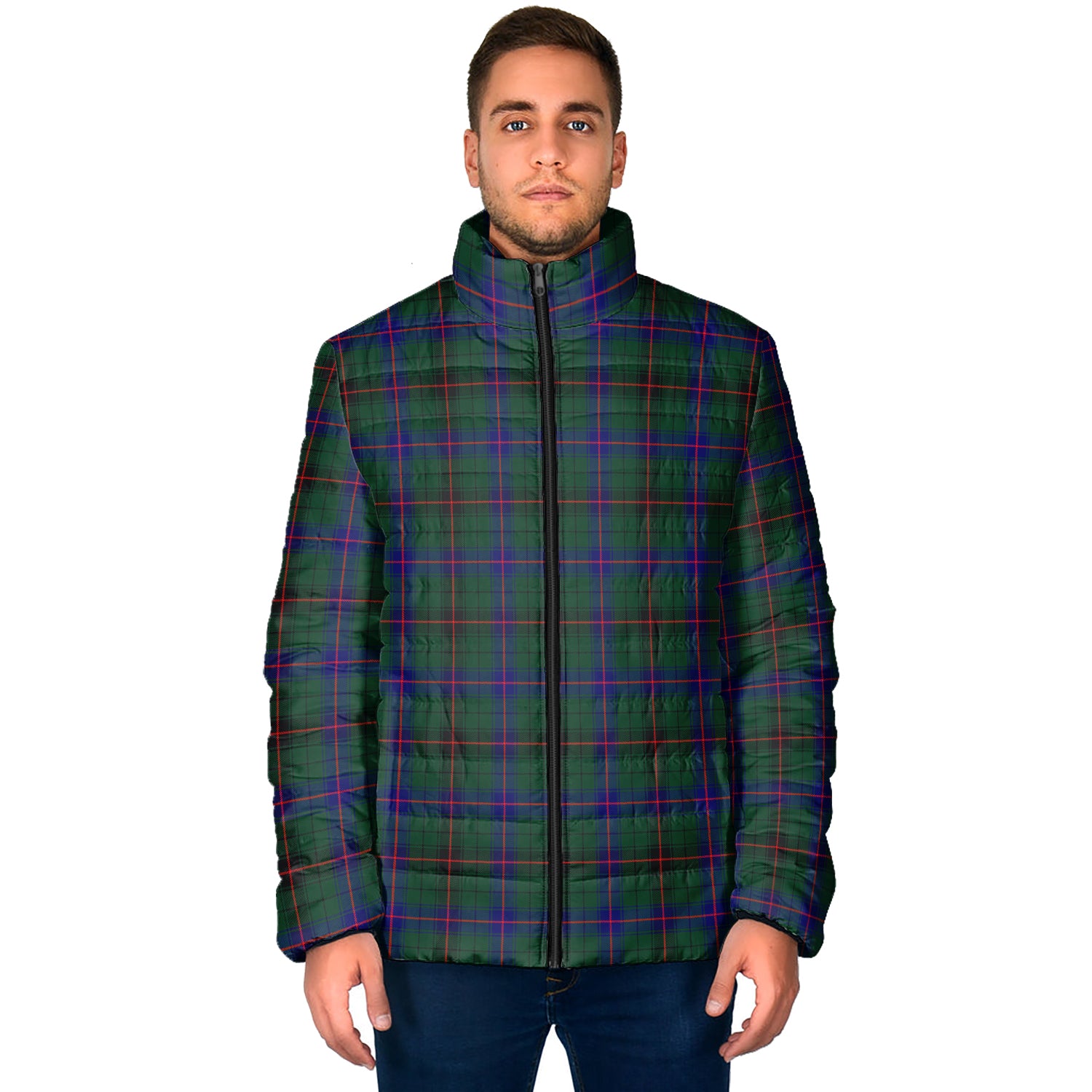 Davidson Modern Tartan Padded Jacket - Tartan Vibes Clothing