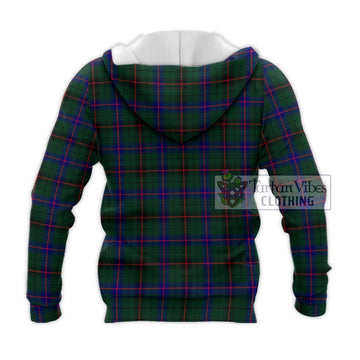 Davidson Modern Tartan Knitted Hoodie with Family Crest DNA In Me Style