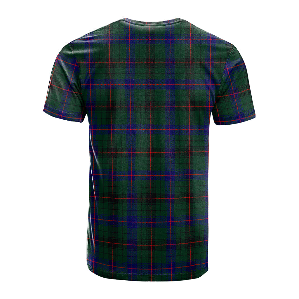 Davidson Modern Tartan T-Shirt with Family Crest - Tartan Vibes Clothing