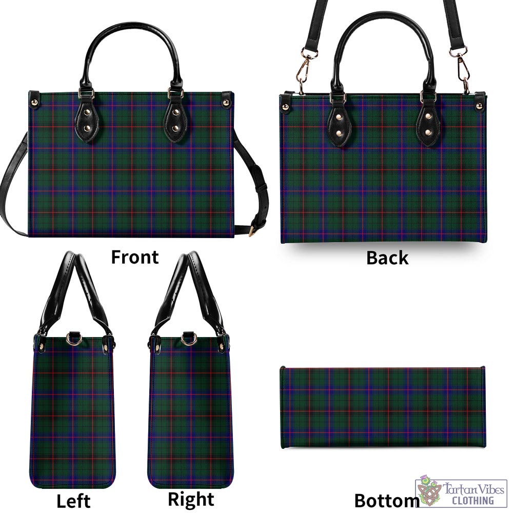 Tartan Vibes Clothing Davidson Modern Tartan Luxury Leather Handbags