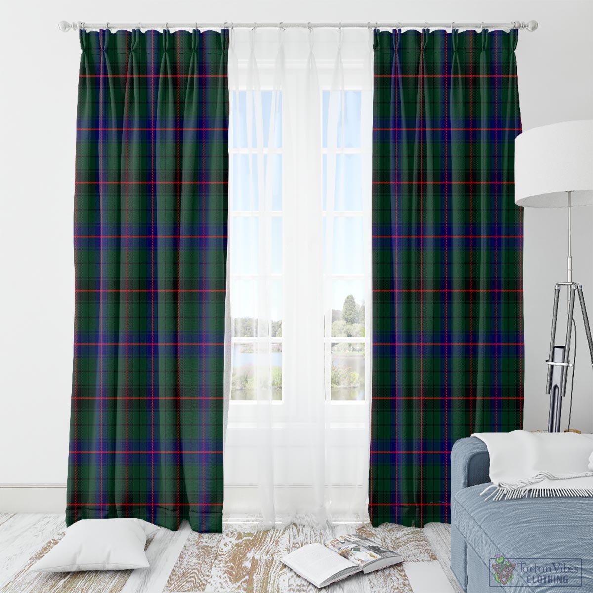 Davidson Modern Tartan Window Curtain