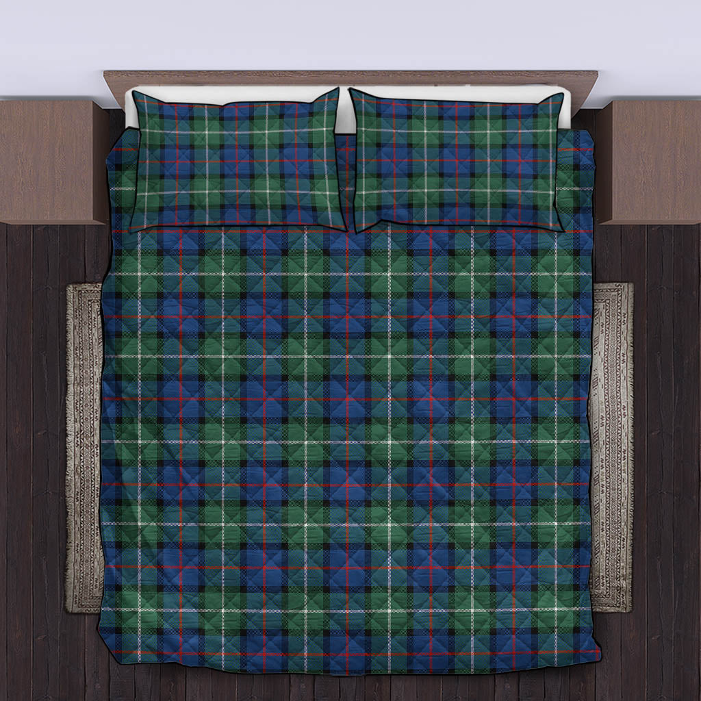 Davidson of Tulloch Tartan Quilt Bed Set King - Tartan Vibes Clothing