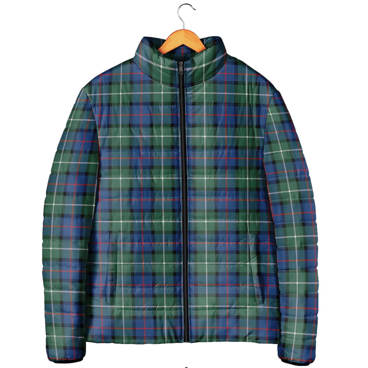 Davidson of Tulloch Tartan Padded Jacket Men's Padded Jacket - Tartan Vibes Clothing