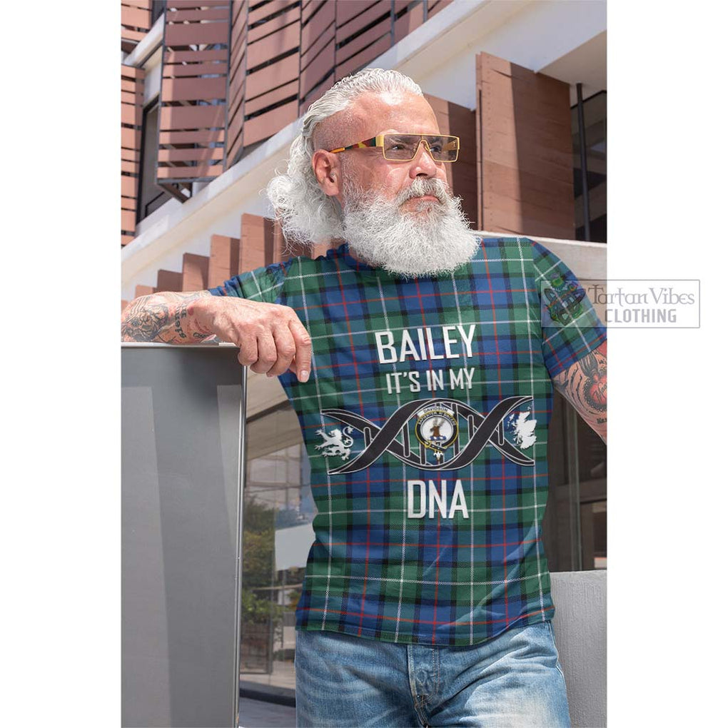 Tartan Vibes Clothing Davidson of Tulloch Tartan Cotton T-shirt with Family Crest DNA In Me Style