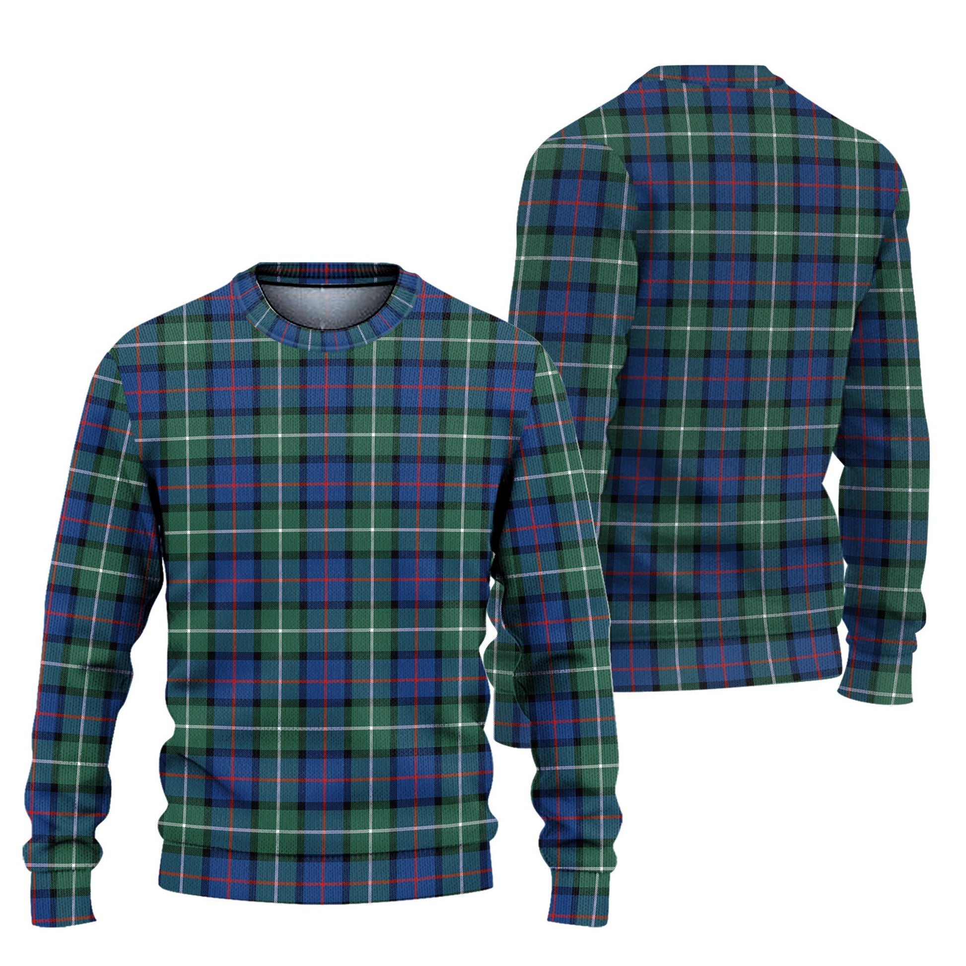 Davidson of Tulloch Tartan Knitted Sweater Unisex - Tartanvibesclothing