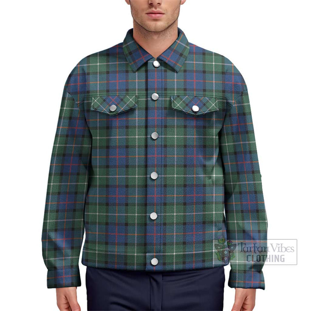 Davidson of Tulloch Tartan Unisex Lapel Cotton Jacket Unisex - Tartan Vibes Clothing