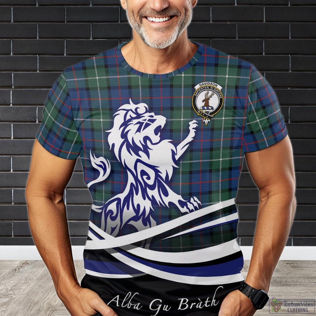 davidson-of-tulloch-tartan-t-shirt-with-alba-gu-brath-regal-lion-emblem