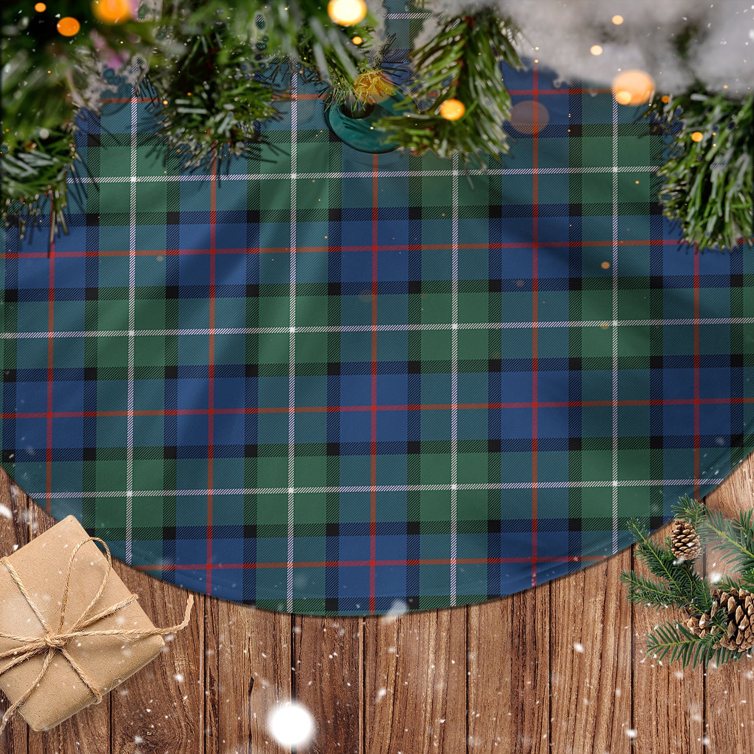 Davidson of Tulloch Tartan Christmas Tree Skirt - Tartanvibesclothing