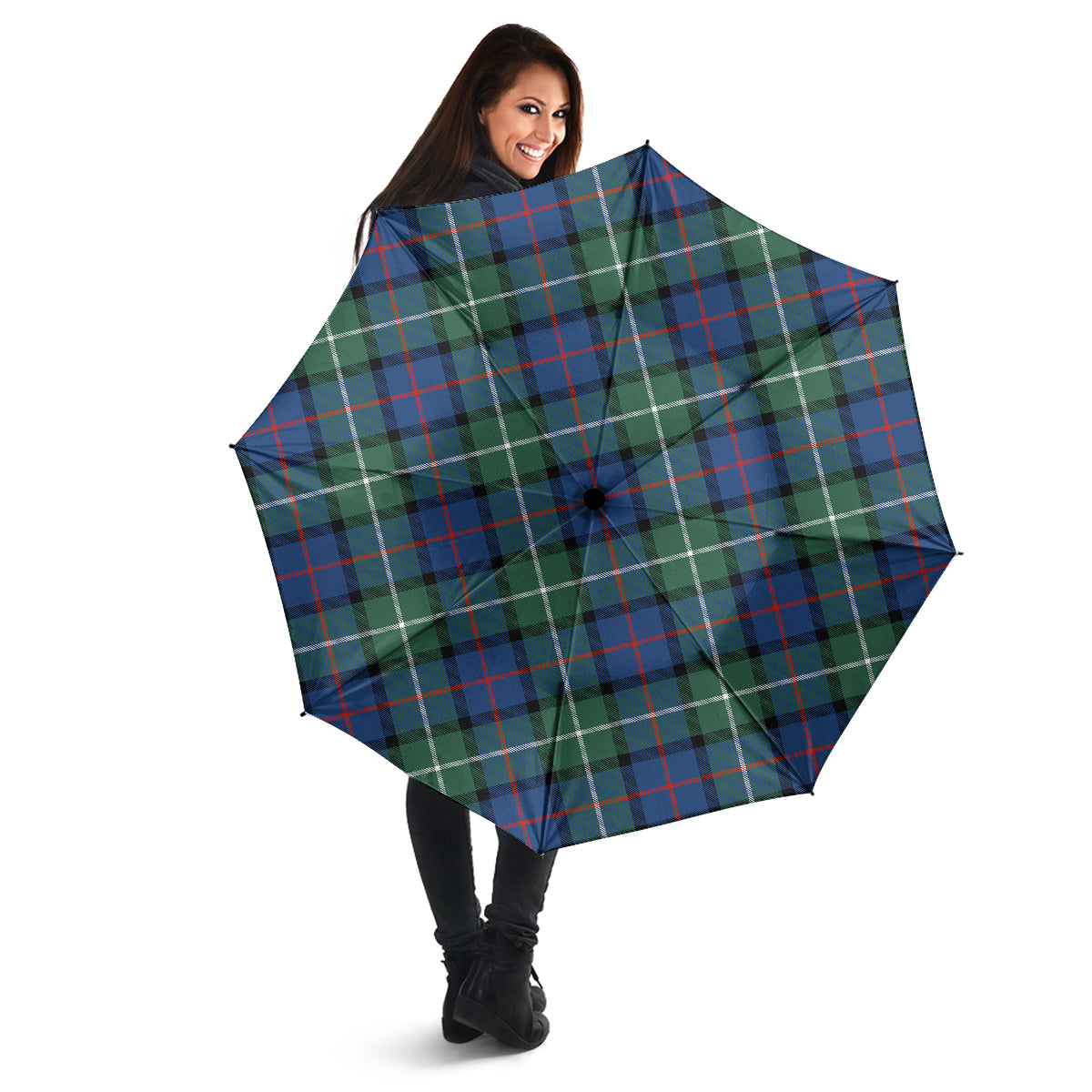 Davidson of Tulloch Tartan Umbrella - Tartanvibesclothing