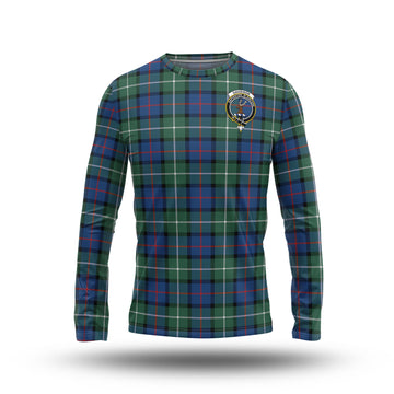 Davidson of Tulloch Tartan Long Sleeve T-Shirt with Family Crest