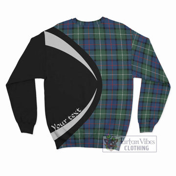 Davidson of Tulloch Tartan Sweatshirt with Family Crest Circle Style