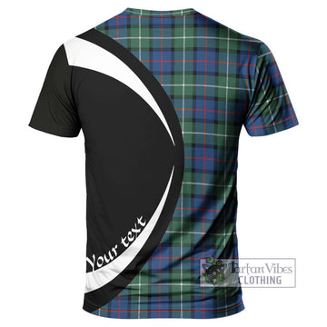 Davidson of Tulloch Tartan T-Shirt with Family Crest Circle Style