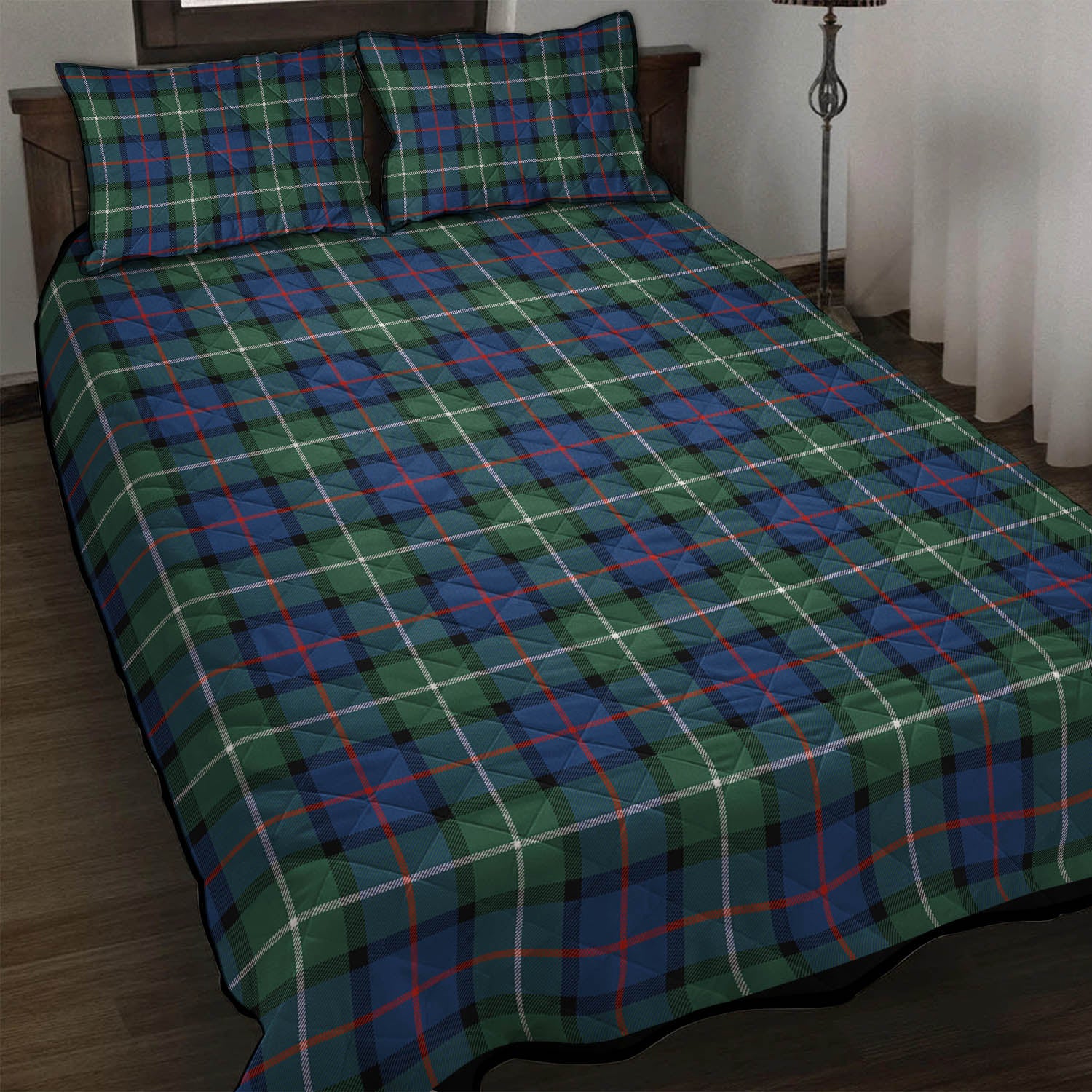 Davidson of Tulloch Tartan Quilt Bed Set - Tartan Vibes Clothing