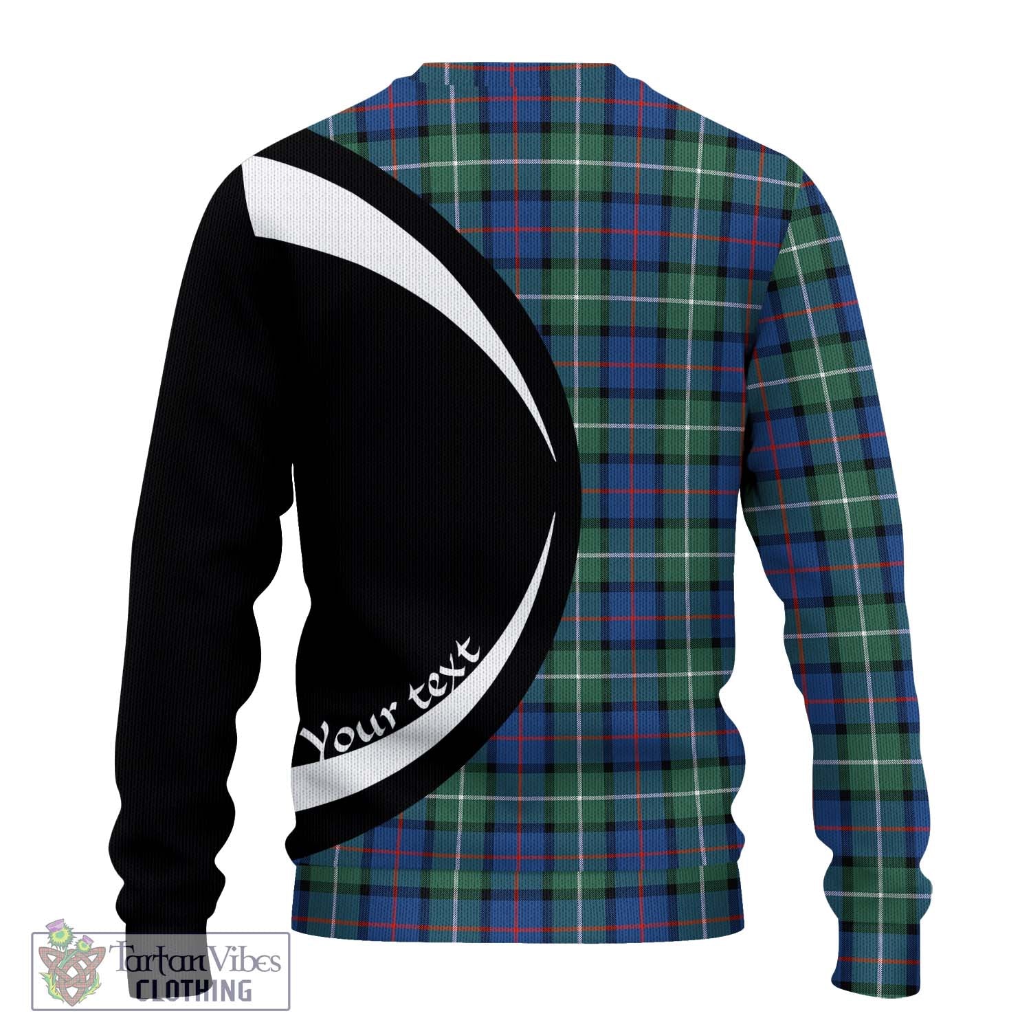 Davidson of Tulloch Tartan Ugly Sweater with Family Crest Circle Style - Tartan Vibes Clothing