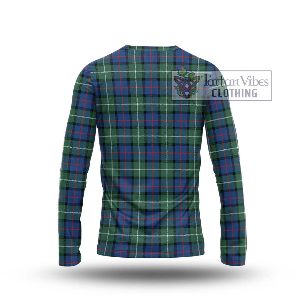 Davidson of Tulloch Tartan Long Sleeve T-Shirt with Family Crest DNA In Me Style - Tartanvibesclothing Shop