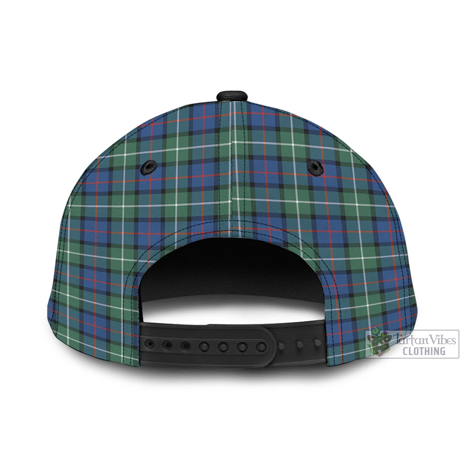 Tartan Vibes Clothing Davidson of Tulloch Tartan Classic Cap with Family Crest In Me Style